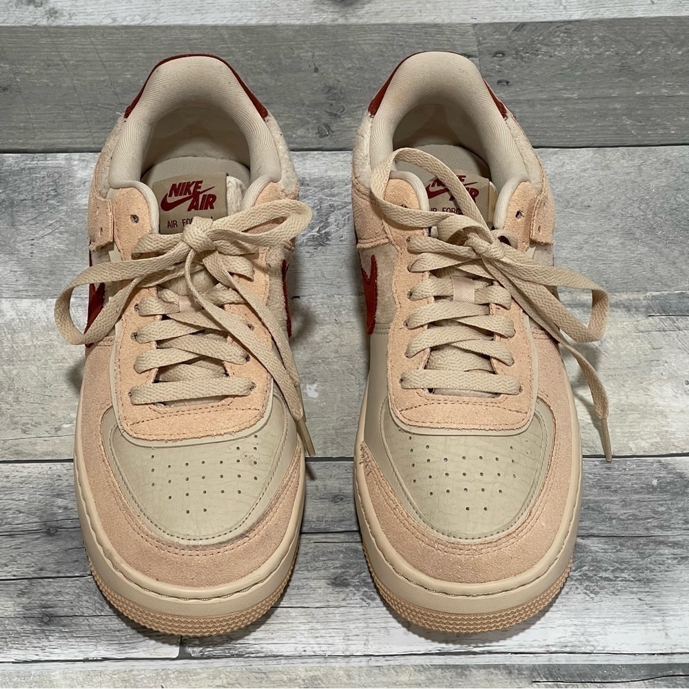 NIKE WOMEN'S AIR FORCE 1 SHADOW SNEAKERS SHOES ( STYLE - DZ4705-200 )SZ - 7.5 - Picture 3 of 15